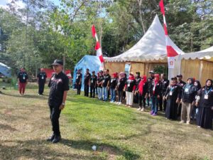 Peserta Jambore JPKP se – Sulsel Upacara HUT RI ke – 17 di Wajo