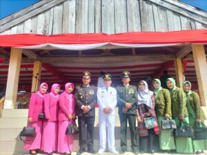 Polsek Majauleng Polres Wajo Giat Peringatan HUT Kemerdekaan RI ke 78 di Kecamatan Majauleng