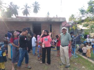 Bentuk Kepedulian, Andi Suleha Selle Anggota DPRD Wajo Datangi TKP Kebakaran di Bulete