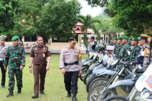 Wakapolres Wajo Pimpin Pelaksanaan Apel Gelar Pasukan Ops Zebra Pallawa 2023