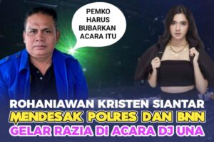 Rohaniawan Kristen Siantar Tolak Kedatangan DJ UNA di Koin Bar, Pendeta Manat: “Pemko Harus Bubarkan Acara Itu”