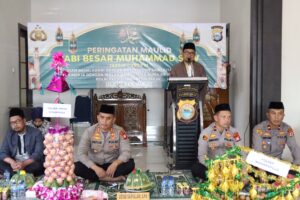 Kapolres Wajo: Melalui Maulid Nabi Muhammad Ini, Mari Kita Jadikan Sebagai Pedoman Dalam Hidup