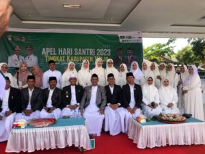 Ribuan Santri Ikuti Upacara Hari Santri Nasional 2023 di Kabupaten Wajo