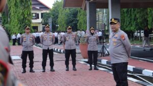Apel Pagi, Karo SDM Polda Sulsel Targetkan Pelayanan Yang Cepat dan Humanis Namun Sesuai SOP