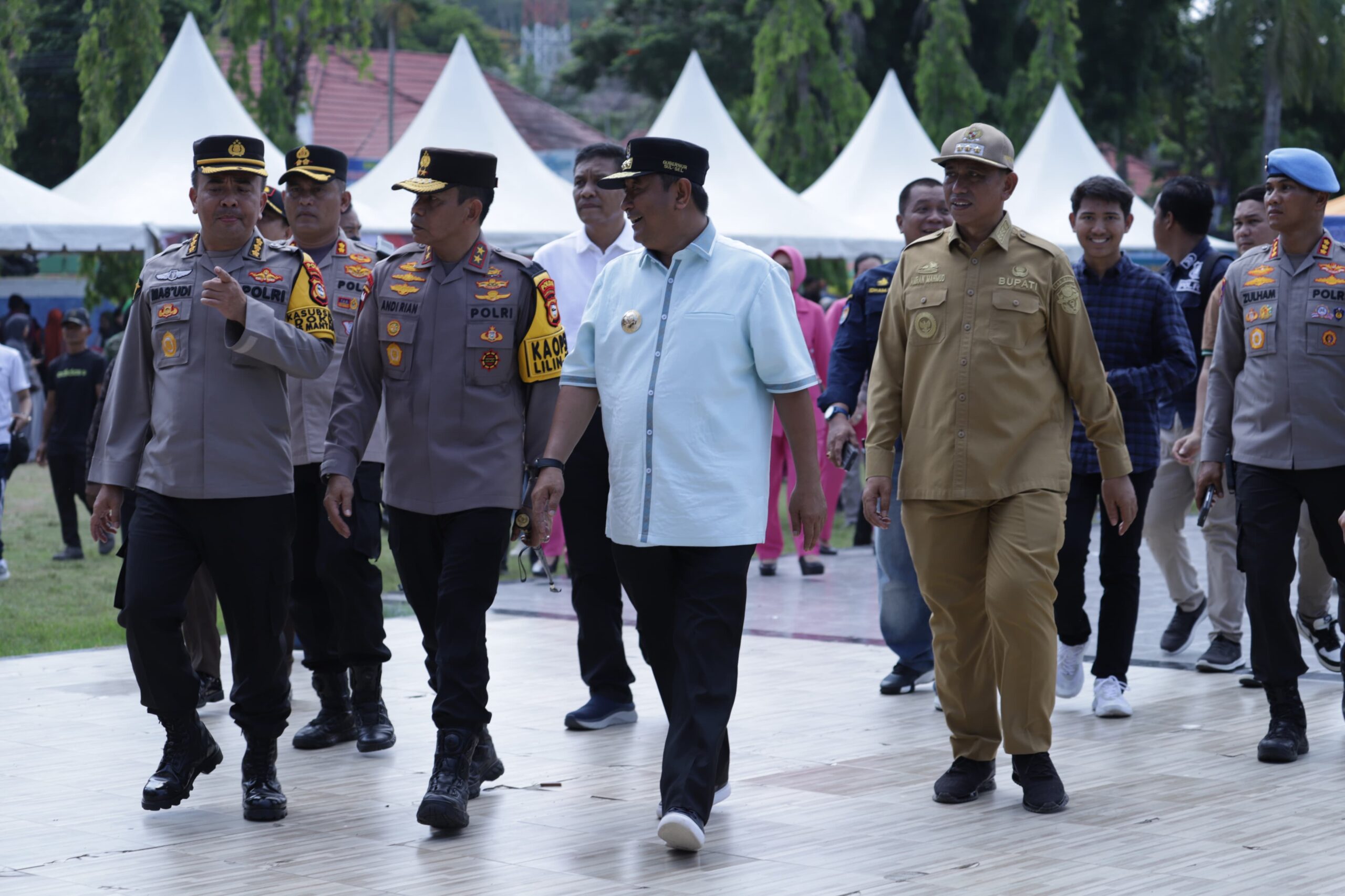 Bersama Pj Gubernur Sulsel, Kapolda Sulsel Lakukan Kunjungan Pertama Ke Kabupaten Wajo