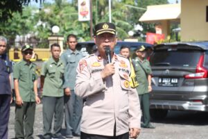 Ciptakan Situasi Kamtibmas Tetap Aman, Personel Polres Wajo Melakukan Pengamanan di Lokasi Eksekusi Harta Warisan