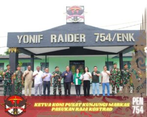 Ketua KONI Pusat Kunjungi Markas Pasukan Raja Kostrad