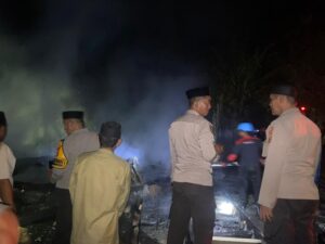 Kebakaran di Pitumpanua, Kapolsek : Di Duga Korsleting Listrik