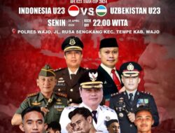 Bripda Muhammad Ferrari dan Bripda Daffa Fasya Sumawijaya Harumkan Timnas Indonesia U-23,Polres Wajo Akan Gelar Nobar