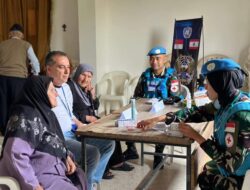 Pengobatan Gratis _(Medical Camp)_ Satgas Yonmek TNI Konga XXIII-R Unifil, Menyasar Frun Village Nabatiyeh Sout of Lebanon