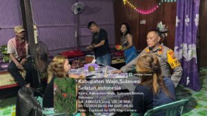 Kapolsek Keera Pimpin Operasi Blue Light Dan Operasi Warung Antisipasi Peredaran Narkoba