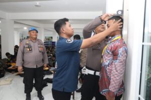 Polres Wajo Laksanakan Tahapan Pemeriksaan Awal Bagi Peserta Calon Anggota Polri Tahun 2024