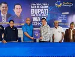 Ketua DPD Golkar Wajo Daftar di Partai Nasdem