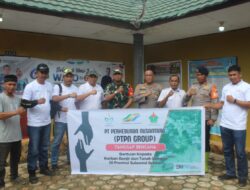 Kapolsek Keera Dampingi Manajer PTPN XIV Salurkan Bantuan Dampak Banjir