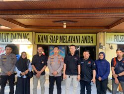 Pererat Hubungan Antar Lembaga, Panwascam Sabbangparu Lakukan Kunjungan ke Polsek Sabbangparu
