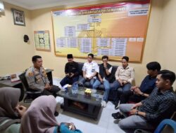 Kapolsek Tempe Terima Kunjungan Ketua dan Anggota Panwascam Tempe Terpilih