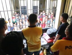 Cek Rutin Tahanan, Kapolres Wajo Bersama Para Kasat laksanakan Pengecekan Ruangan dan Kesehatan Tahanan