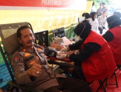 Bentuk Kepedulian, Polres Wajo Gelar Donor Darah Dalam Rangka HUT Bhayangkara Ke- 78