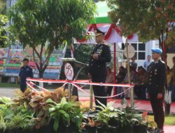 Jadi Inspektur Upacara Hari Bhayangkara ke 78, Kapolres Wajo Bacakan Amanat Kapolri