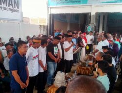 1300 Warga Banjiri Peresmian Posko Pemenangan AR- RAHMAN di Bulete Pitumpanua