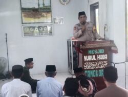 Jelang Pilkada Polsek Pitumpanua Beri Himbauan Waspada Curanmor dan Hoax di Masjid Nurul Huda