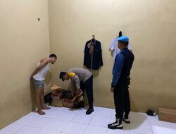 Personil Tahti Polres Wajo Menggelar Pengecekan Tahanan