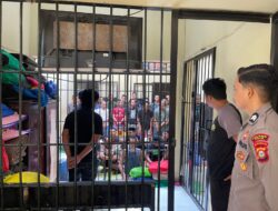 Situasi Terkini Pengecekan dan Pemeriksaan RuangTahanan Polres Wajo