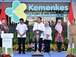 Presiden Joko Widodo meresmikan Rumah Sakit Kemenkes Makassar untuk Penanganan Otak