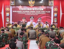 Polres Wajo Gelar Deklarasi Pilkada Damai, Perkuat Sinergi Tiga Pilar melalui Cooling System