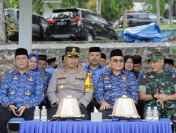 Kapolres Wajo Hadiri Upacara Hari Kesadaran Nasional Dirangkaikan Dengan Pernyataan Sikap Netralitas ASN Dalam Pilkada Serentak Tahun 2024 di Kabupaten Wajo