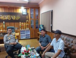 Pimpinan Media Celebesplus dan Wakil Ketua LPPN – RI Silaturahmi dengan Kapolres Wajo