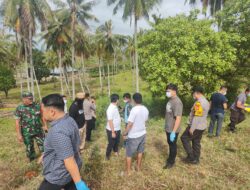 Kasat Reskrim bersama kapolsek tempe mendatangi penemuan Mayat setelah mendapatkan laporan oleh masyarakat