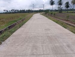 Pembangunan Jalan Rabat Beton, Desa Leppangeng Jadi Sorotan Warga