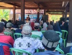 Jangan Biarkan Pammase Berjuang Sendiri : Ungkap Salah Satu Warga Dusun Caleko Dalam Orasinya