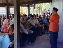 Ketua PKS H. Agustan Ranreng Yakinkan Masyarakat Desa Salobulo: Pemimpin Tepat adalah Pammase Nomor 2