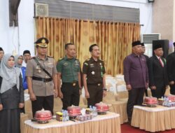 Kapolres AKBP Muhammad Rosid Hadir Pelantikan Ketua dan Wakil Ketua DPRD Wajo