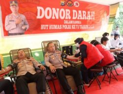 Polres Wajo Gelar Donor Darah di Lingkungan Personil untuk Peringati HUT Humas Polri ke-73 Tahun 2024