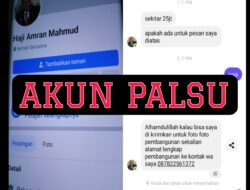 Waspada Penipuan! Akun Facebook Mengatasnamakan H. Amran Mahmud Beredar untuk Menipu Masyarakat