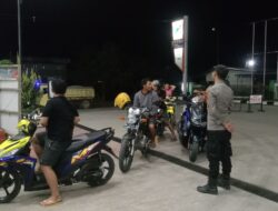 Jelang Pemilukada Serentak, Polsek Sabbangparu Polres Wajo Aktif Gelar Patroli Biru
