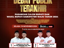 “Debat Publik Kedua Pilbup Wajo 2024: Pammase Tampil Dominan dengan Pemaparan Program Konkret dan Jawaban Tepat”