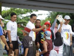 Kapolres AKBP Rosid Hadiri Heal Thies Fun Run And Walk dalam Rangka Hari Kesehatan Nasional Ke 60 Tingkat Kabupaten Wajo