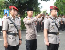 Kapolres AKBP Muhammad Rosid Pimpin Sertijab Kasat Resnarkoba Polres Wajo