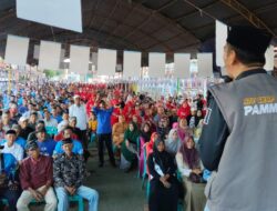 500 Roda Dua Pendukung Kawal PAMMASE ,Star dari Rest Area Tobarakka ke Titik Kampanye di Kelurahan Siwa