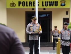 Kapolres Luwu Pimpin Upacara Pemberhentian Tidak Dengan Hormat,Kapolres : Tegaskan Tidak Ada Toleransi