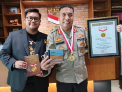 Catat Sejarah,Mantan Anggota Sat Reskrim Polres Wajo, AKBP S.F. Aritonang, Raih Rekor MURI