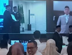 Pejabat Kemenag Wajo Bergeser, H. Muhammad Subhan Kakan Kemenag Wajo.