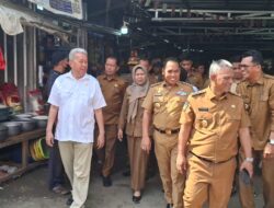 Ketua DPRD Wajo Dampingi Bupati dan Wakil Bupati Tinjau Pasar Mini