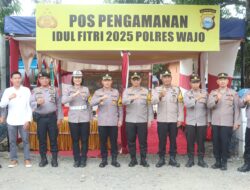 Kapolres Wajo Cek Kesiapan Personil di Pos Pam Idul Fitri