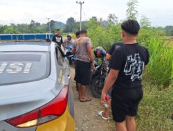 Cepat Tanggap,Polres Wajo Bakar Arena Sabung Ayam Usai Dapatkan Informasi dari Warga Setempat