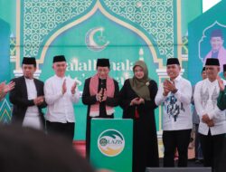 Menteri Agama RI Didampingi Bupati dan Wakil Bupati Wajo Diacara Halal Bihalal Kampus III As’adiyah Sengkang, Macanang